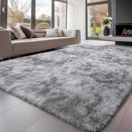 Area Rugs 9x12 Living Room, Large Area Rug Shag Shaggy Carpet Soft Plush Furry Bedside Rug, Machine Washable Area Rugs for Bedroom Kids Girls Boys Home Decor Anti Slip