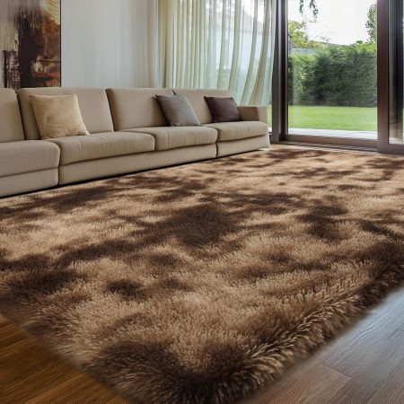 Area Rugs 8x10 Living Room, Large Area Rug Shag Shaggy Carpet Soft Plush Furry Bedside Rug, Machine Washable Area Rugs for Bedroom Kids Girls Boys Home Decor Anti Slip